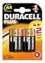 Duracell Batterie Plus Mignon AA 4er + 2 gratis Sonderpack