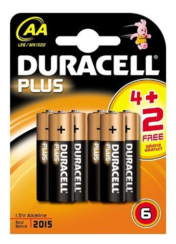 Duracell Batterie Plus Mignon AA 4er + 2 gratis Sonderpack