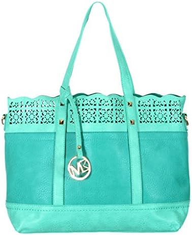 Open Top Leatherette Bag with Removable Shoulder Bag by Michael Michelle