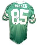Autographed Wesley Walker New York Jets Throwback Green Jersey