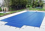 18'x36' Blue Mesh - Rectangle Inground Safety Pool Cover - 15 Year Warranty - 18 ft x 36 ft In Ground Winter Cover