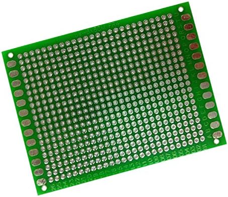 PHISCALE 10pcs Solder Finished Prototype PCB for DIY Circuit Board Breadboard (6x8cm)