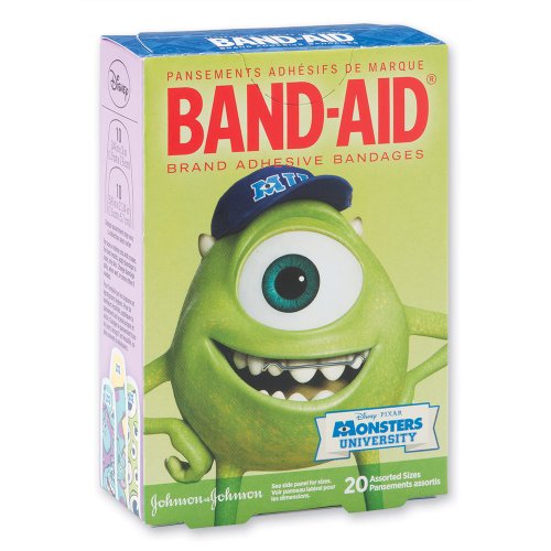 Monsters University Band-Aid Bandages - 20 per Pack
