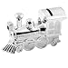 Christening Gifts. Boys Girls. Silver Train Money Box
