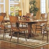 5396N Mackinaw Oval Double Trestle Dining Table by Coaster