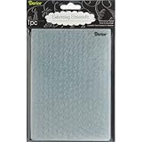 Darice 1217-67 Embossing Folder, 5 by 7-Inch, Dot Background Design
