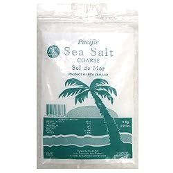 Pacific Salt Coarse Sea Salt, 2.2 Pound Bags (Pack of 4)