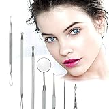 Inspiration Industry Blackhead & Blemish Remover Kit Treatment - 7 PCS Professional Surgical Extractor Instruments - Easily Cure Pimples, Blackheads, Comedones, Acne, and Facial Impurities