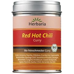 Herbaria Red Hot Chili Curry, 1er Pack (1 x 80 g Dose) - Bio