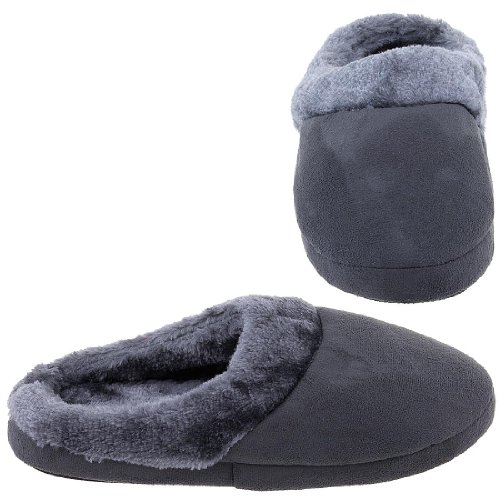 Harve Benard Gray Clog Slippers for Women
