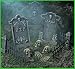 HALLOWEEN decoration - 14 pc Foam Tabletop Cemetery Kit -
