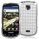 CruzerLite Clear Argyle Flexible TPU Skin Cover Phone Case for Samsung Droi ....