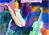 WVSA Holiday Note Cards to raise funds for ARTs in Education - Color Instruments by Jacquelin Colemen