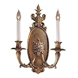 IMAGE OF Metropolitan by Minka N202102 Vintage Candle Wall Sconce in Antique Bronze Patina
