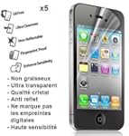 5 x Films de protection d'�cran pour...
