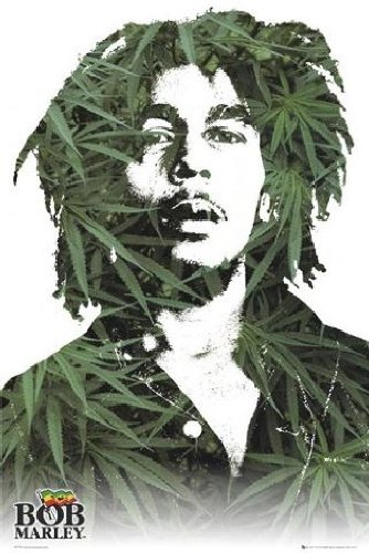 1art1 40714 Bob Marley - Leaves Poster 91 x 61 cm Preisvergleich
