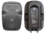 PYLE-PRO PPHP1585A 1000 Watts 15-Inch Powered 2 Ways Plastic Molded Speaker system