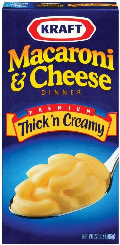 creamy macaroni and cheese-Kraft Macaroni & Cheese Thick & Creamy, 7.25-Ounce Boxes (Pack of 9) Images
