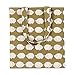 Caixia Women's Cotton Cute Hedgehog Print Canvas Tote Shopping Bag Khaki