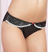 Ceriso French Maid Stripe Bikini Briefs