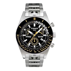 Tissot Men's T91148851 T-Sport PRS 516 Stainless Steel Black Retrograde Chronograph Watch