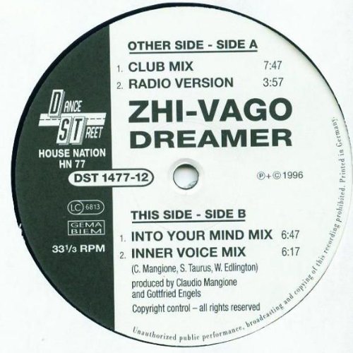 Zhi-Vago - Dreamer - Zortam Music