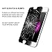 Ulifestyles Anti Spy Privacy Screen Protector for iPhone 7 Plus (5.5 inches), Mirror Tempered Glass Armor Guard Screen Protector, 9H Hardness, Explosion-Proof, Anti Scratch, Anti Shatter, Black