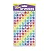 Trend Enterprises Sparkle Stars Stickers - 1/4 to 1/2 inches - Set of 1,300 - Red, Blue, Gold, Silver