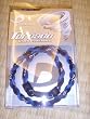 Phiten Tornado Titanium Necklace Black Blue 22