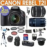 Brand New Canon Rebel T2i Digital Camera + Canon 18-55mm IS Lens + Canon 75 ....