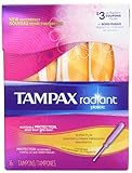 UPC 073010710405 product image for Tampax Radiant Plastic Unscented Tampons, Super Plus Absorbency, 16 Count | upcitemdb.com