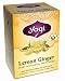 Yogi Lemon Ginger, Herbal Tea Supplement, 16-Count Tea Bags (Pack of 6)