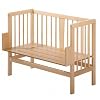 Alvi Beistellbett Stillbett Natur lackiert