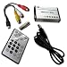 PC Hardware : USB2.0 Mini External TV Tuner NTSC MPEG TV Video Capture Encoder Box support s-video VCR with Remote Control Windows Vista Ready