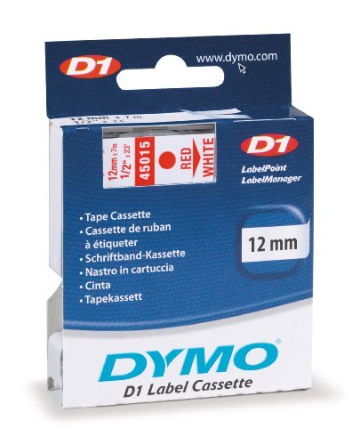 DYMO Labeling Tape, D1, Split Back, Adhesive, Easy Peel, 1/2