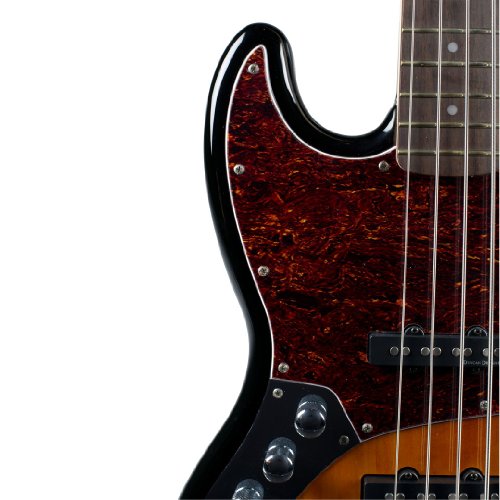 Squier by Fender Vintage Modified Jazz Bass Left Handed, 3 Tone Sunburst