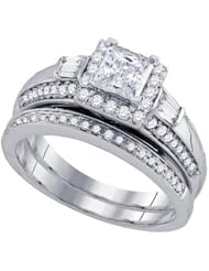 0.98CT-DIA 0.50CT-CPR BRIDAL SET