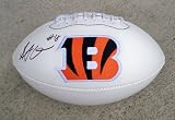 AJ GREEN SIGNED AUTOGRAPHED CINCINNATI BENGALS LOGO FOOTBALL COA + HOLOGRAM