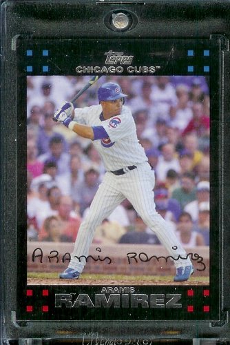 2007 Topps #129 Aramis Ramirez Chicago Cubs Baseball Card - Mint Condition - Shipped in Protective Display Case!