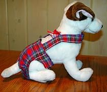 Joybies PiddlePlaid Piddle Pants(tm) for Large Female Dog (Measuring 17"-19" From Collar to Base of Tail)