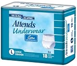 Attends Disposable Adult Underwear, EXTRA, Size 2X-Large, Full case of 48 (223-9341)