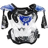 Fox Racing R3 Youth Boys Roost Deflector MotoX/Off-Road/Dirt Bike Motorcycle Body Armor - Blue / Small