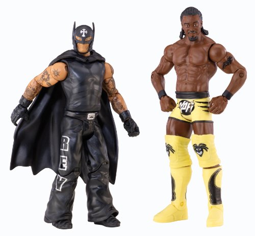 WWE Battle Pack Rey Mysterio vs. Kofi Kingston Action Figure, 2-Pack