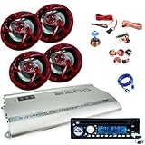 2200W Auto HIFI SET Endstufe Boxen Radio CAR-150