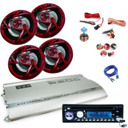 2200W Auto HIFI SET Endstufe Boxen Radio CAR-150