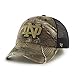 NCAA Notre Dame Fighting Irish '47 Huntsman Closer Camo Mesh Stretch Fit Hat, One Size, Realtree Camouflage