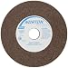 Norton Bench and Pedestal Abrasive Wheel, Type 01 Straight, Aluminum Oxide, 1" Arbor, 6" Diameter, 3/4" Thickness, Medium Grit