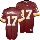 Jason Campbell Washington Redskins YOUTH NFL Equipment Replica Football Jersey by Reebok (Maroon-Whi(Size=X-LARGE)