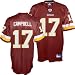 Jason Campbell Washington Redskins YOUTH NFL Equipment Replica Football Jersey by Reebok (Maroon-Whi(Size=X-LARGE)