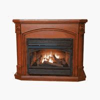 World Marketing GFDC3029 The Kensington Corner Model Gas Fireplace